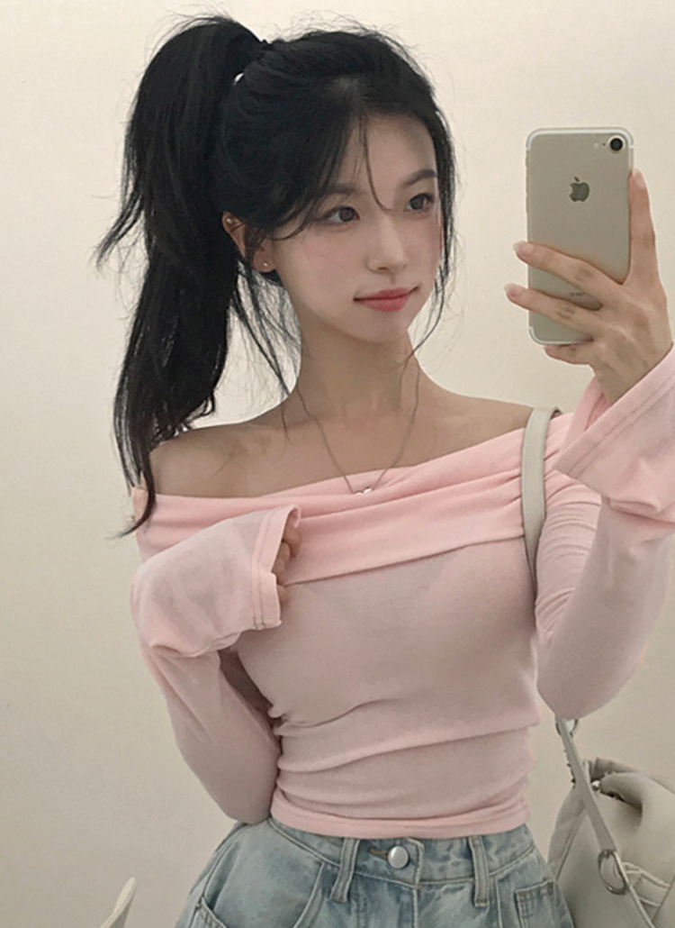 d.i.a. 長袖 ロンT オフショル ダイヤ トップス ソジュールダイヤ